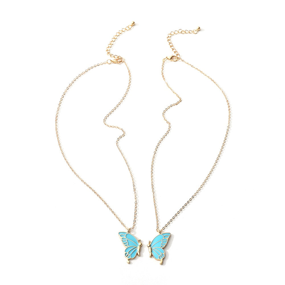 Ensemble de collier papillon
