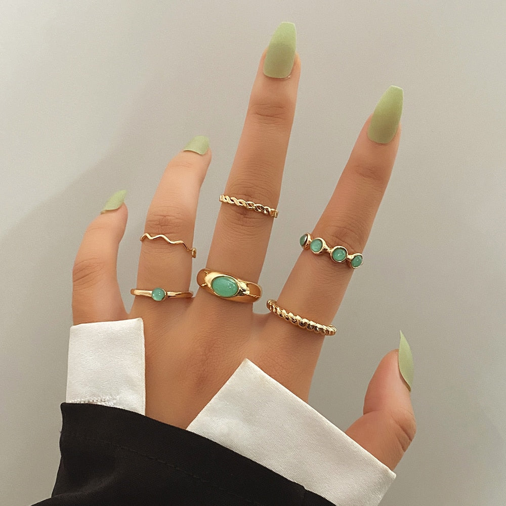 Un ensemble de bagues