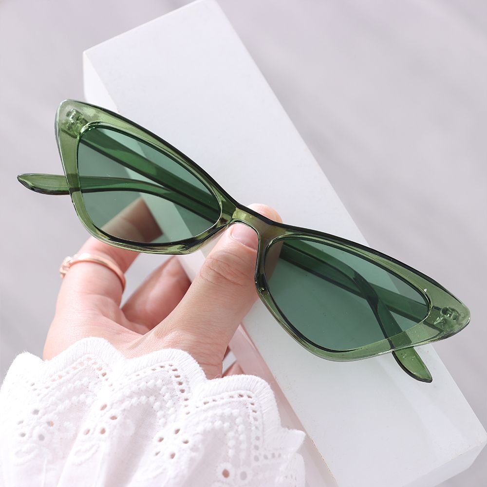 Lunettes de soleil rectangulaires - œil de chat