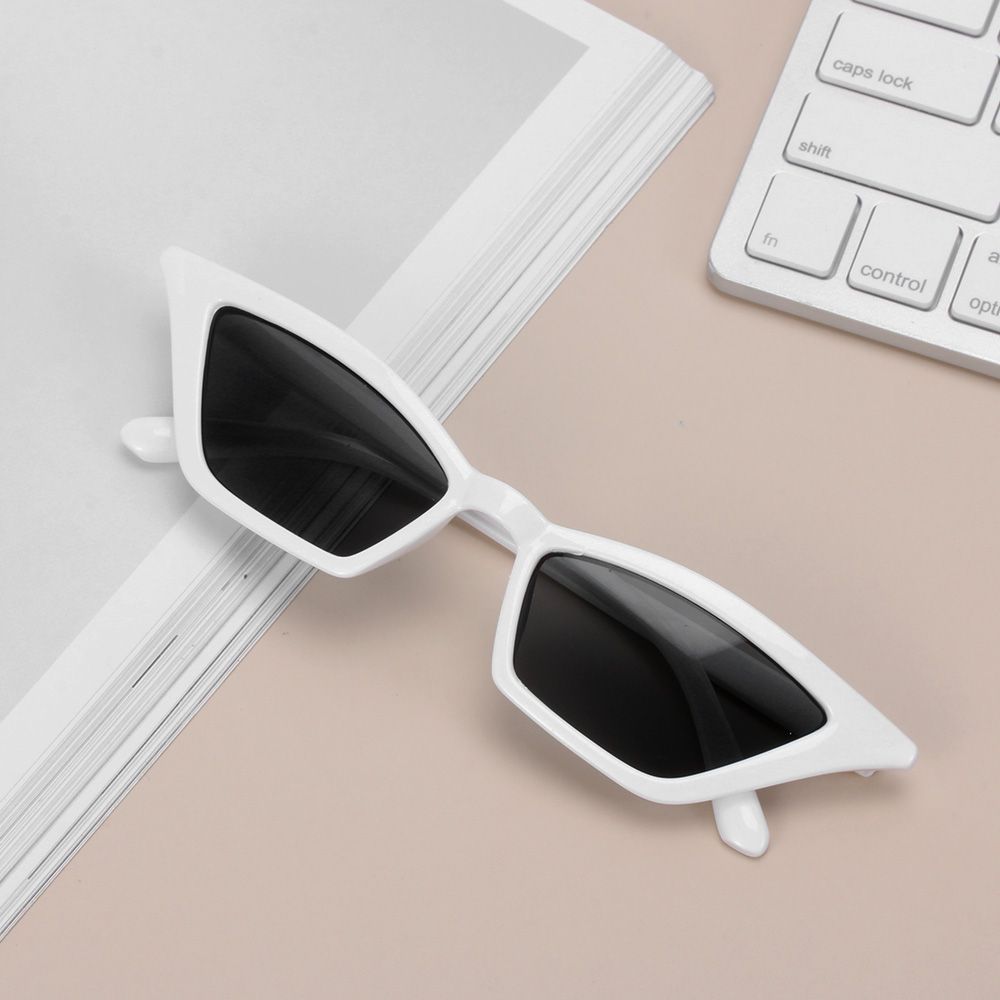 Lunettes de soleil rectangulaires - œil de chat