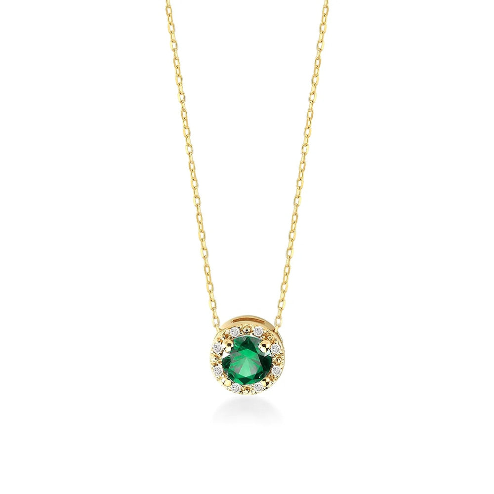 Collier minimaliste avec zircon cubique