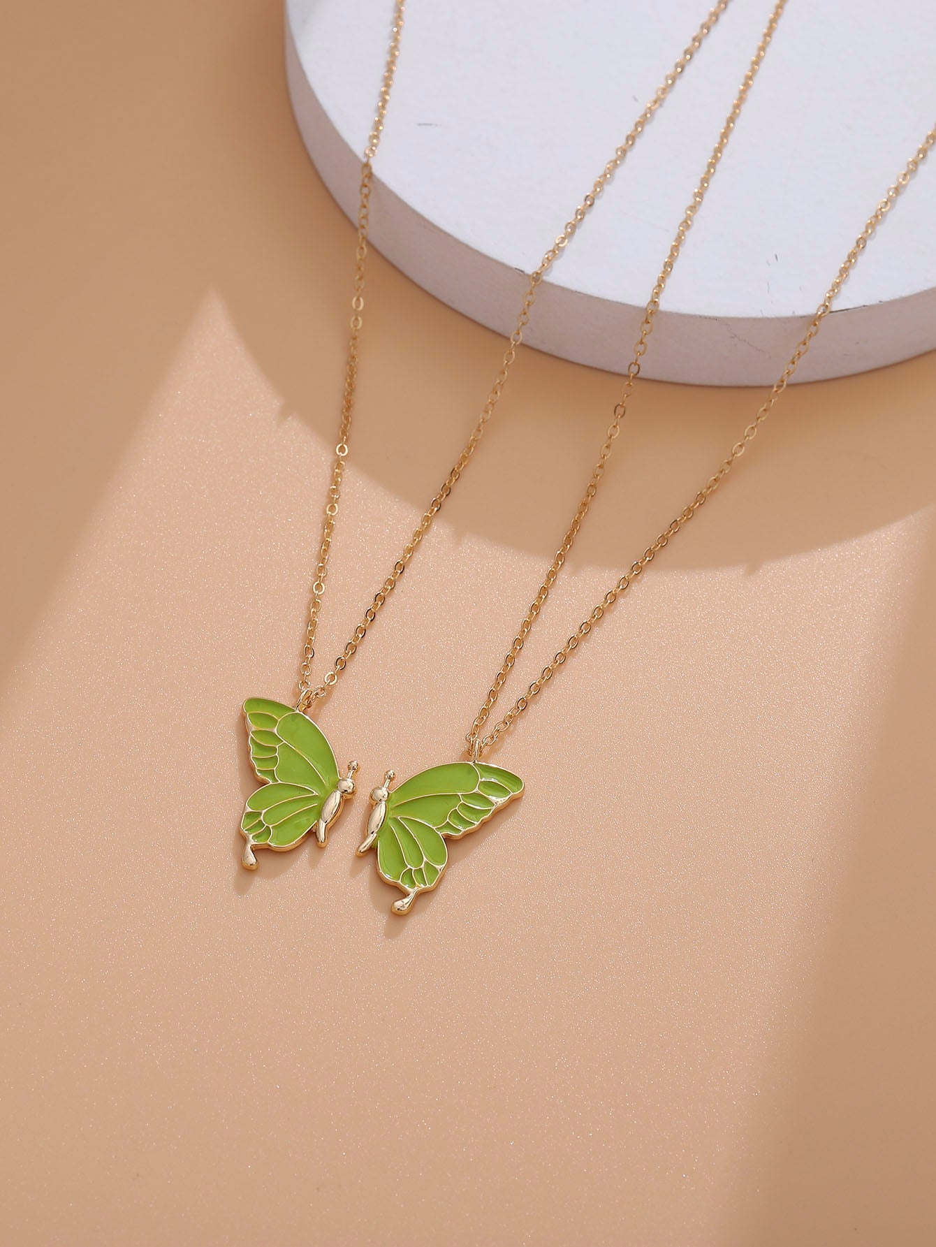Ensemble de collier papillon