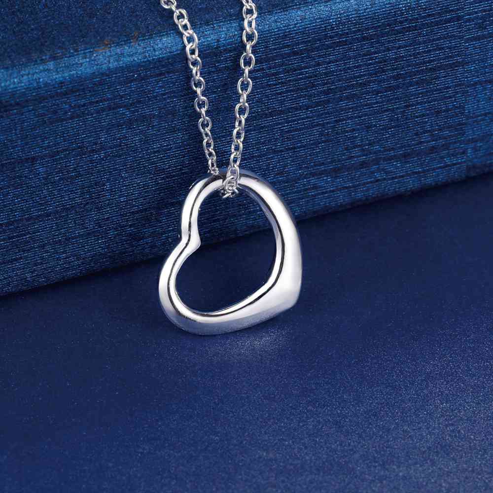 Ensemble de bijoux en forme de cœur