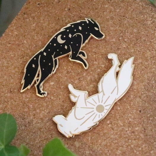 Ensemble d'épingles de loups