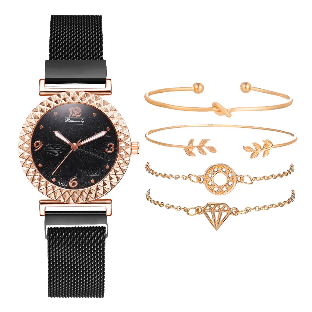 Montre pour femmes avec ensemble de bracelet