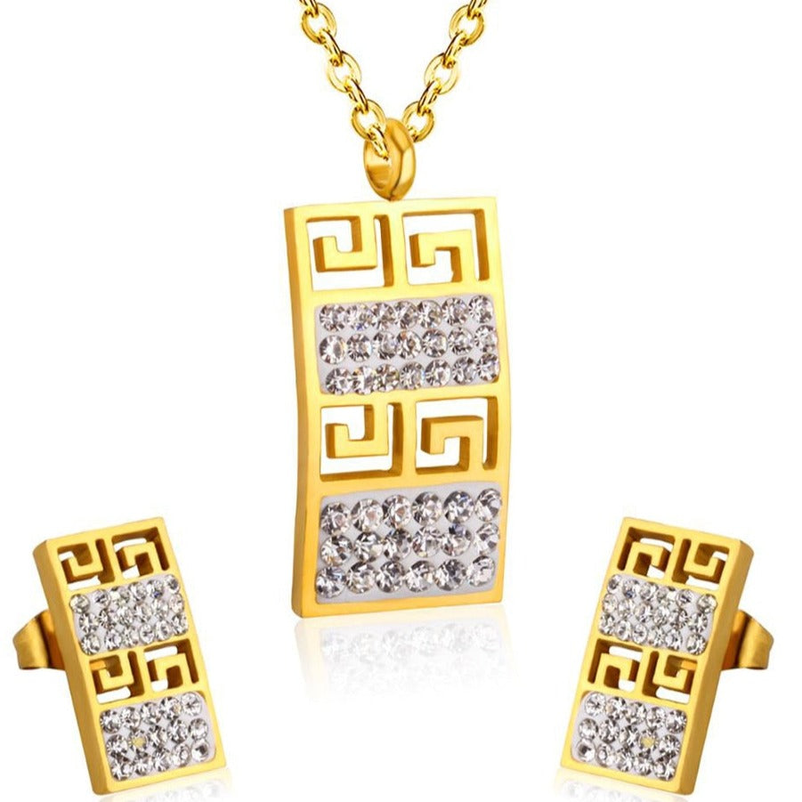 Ensemble de bijoux géométriques