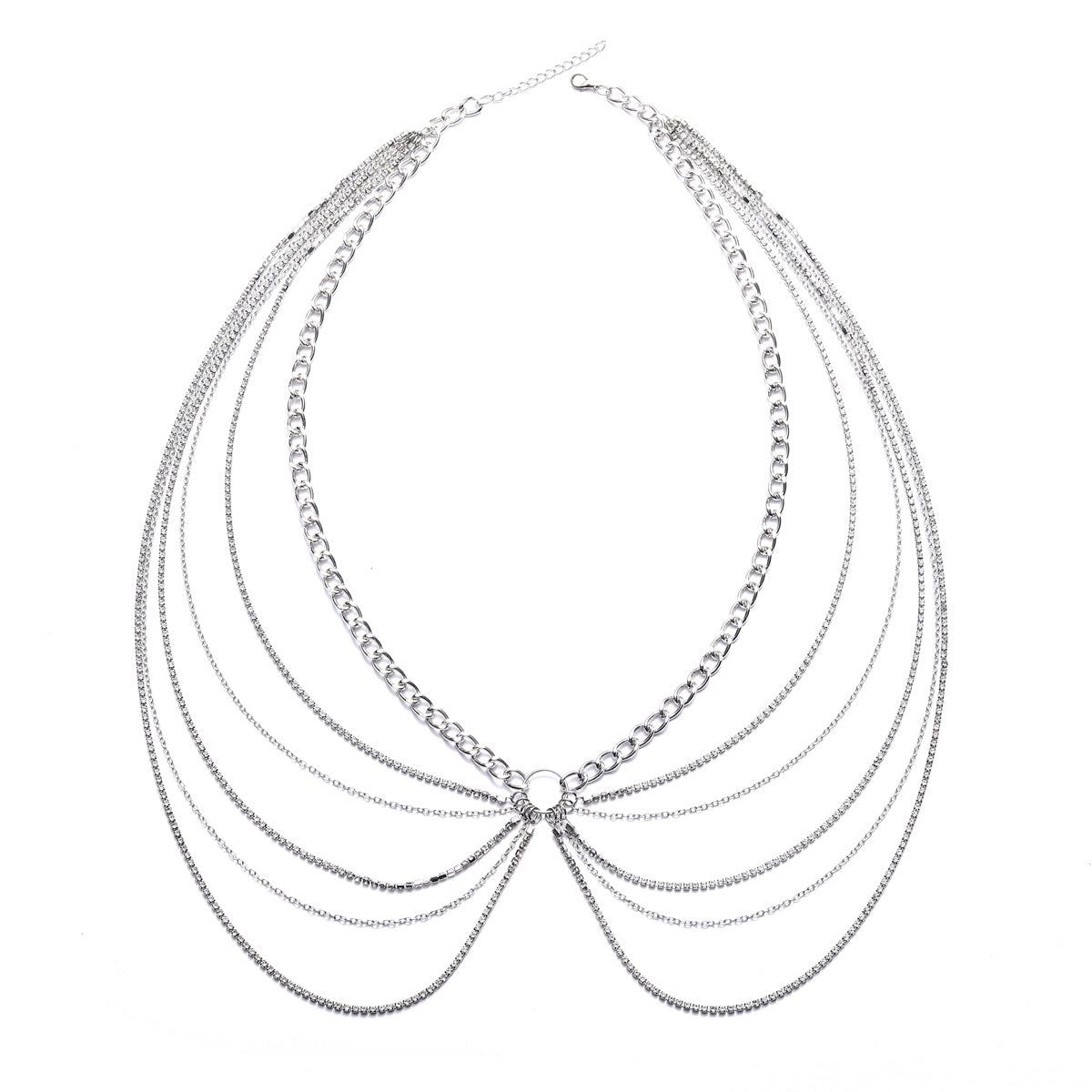 Chaînes de taille et de hanche avec zircon cubique