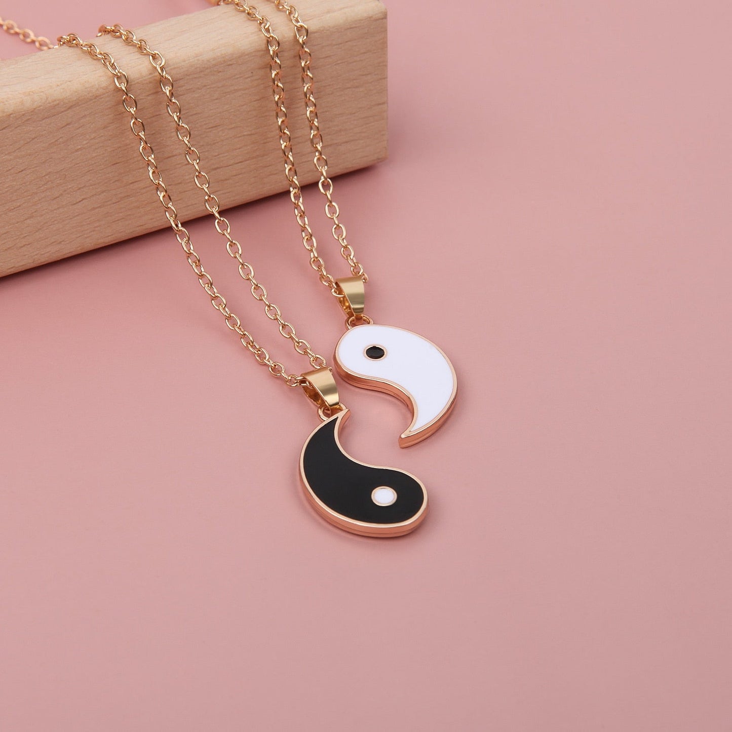 Ensemble de collier Yin-Yang