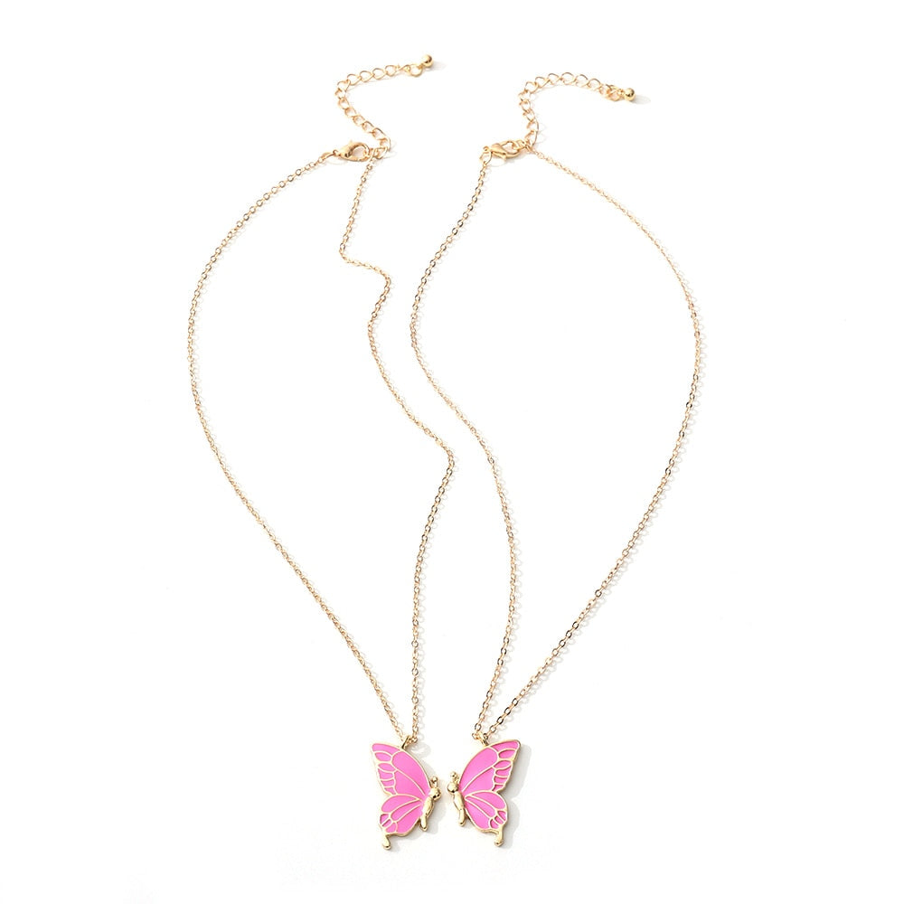 Ensemble de collier papillon