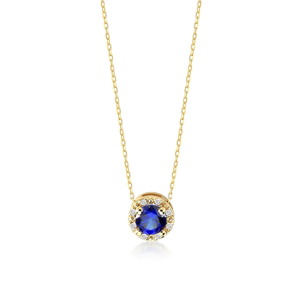 Collier minimaliste avec zircon cubique