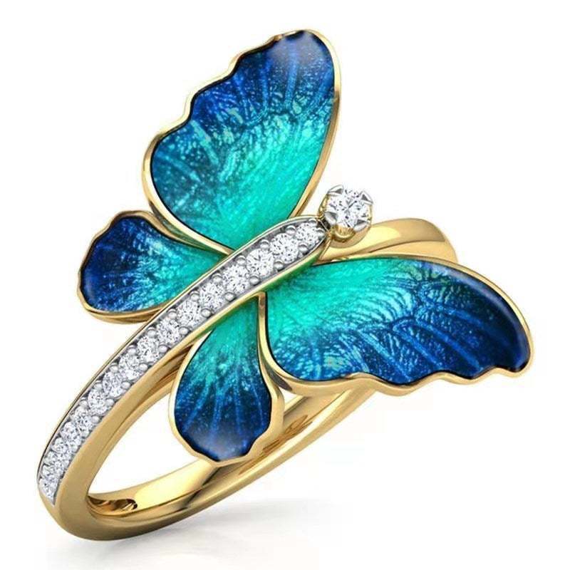 Bague - papillon