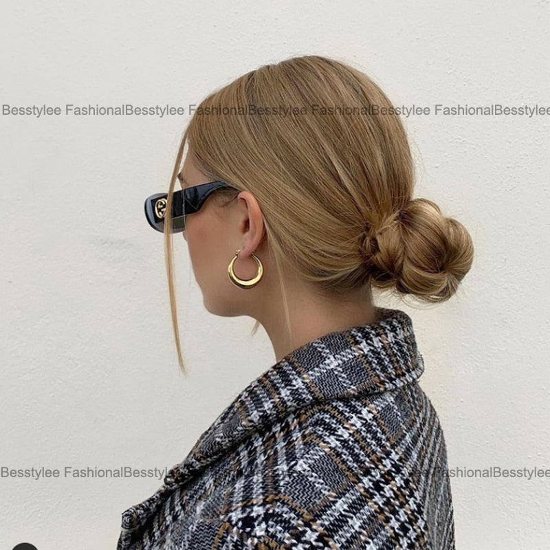 Boucles d'oreilles en cercle