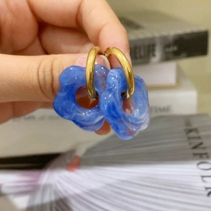 Boucles d'oreilles en acrylique