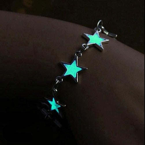 Bracelet lumineux dans l'obscurité
