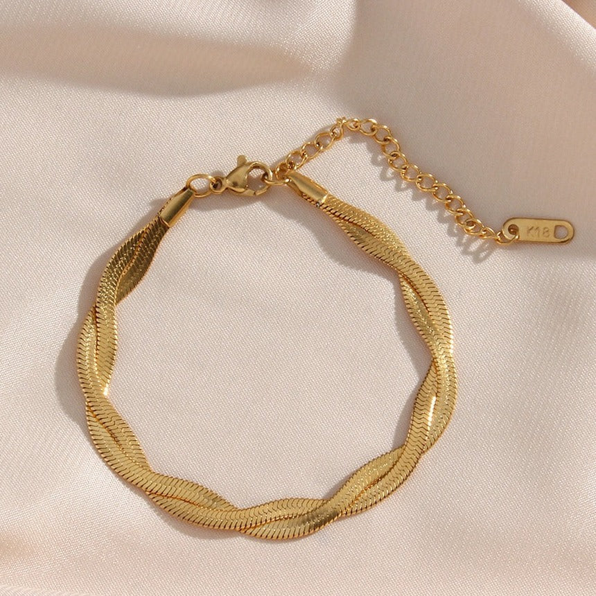 Bracelet tressé élégant