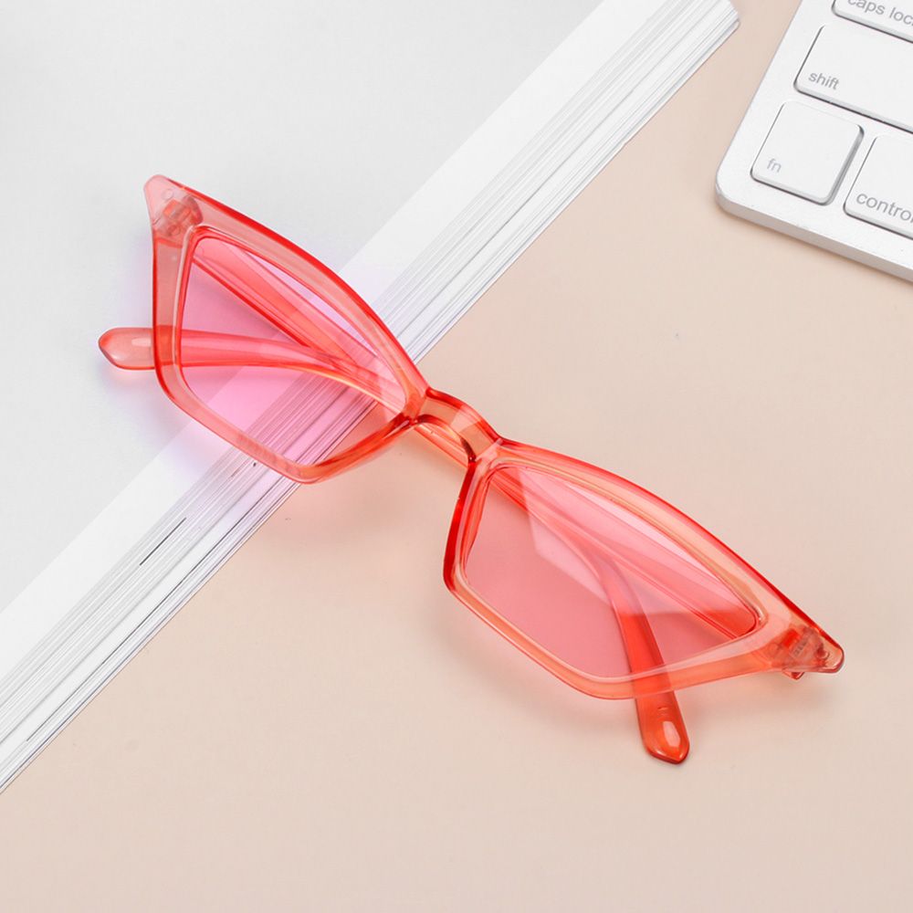 Lunettes de soleil rectangulaires - œil de chat