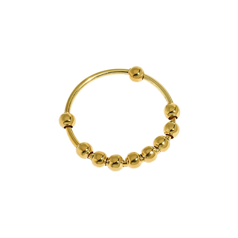 Bague avec des perles