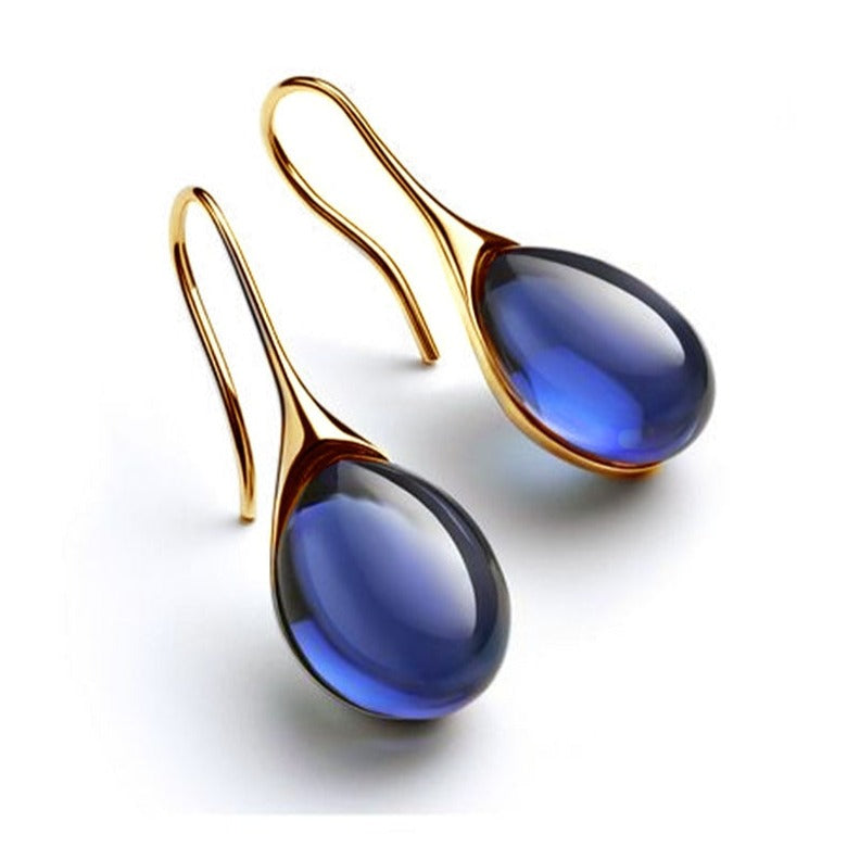 Boucles d'oreilles en forme de goutte d'eau