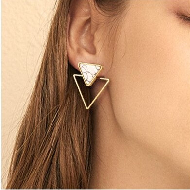 Boucles d'oreilles géométriques