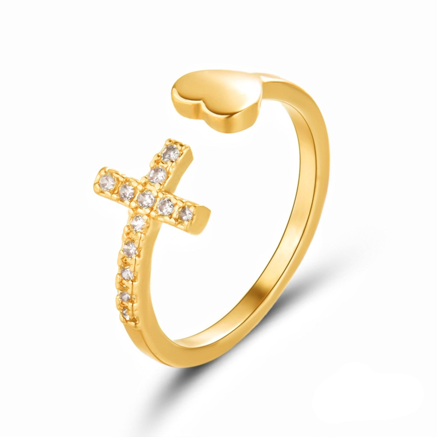 Bague avec une croix