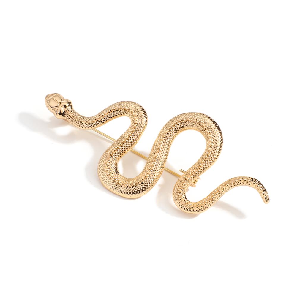 Broche avec motif de serpent