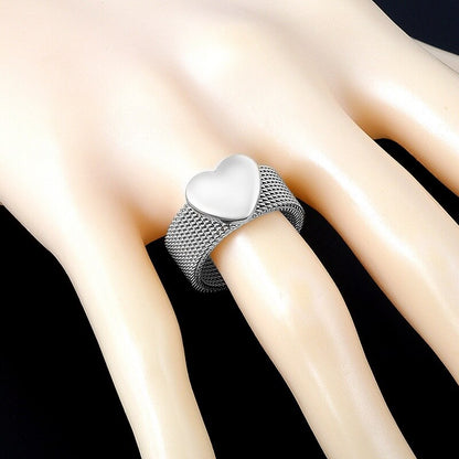 Bague avec un cœur