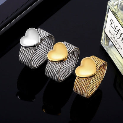 Bague avec un cœur