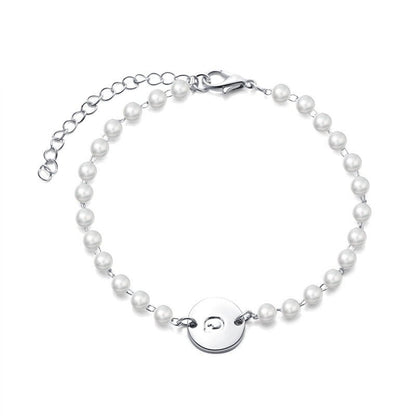 Bracelet avec une initiale
