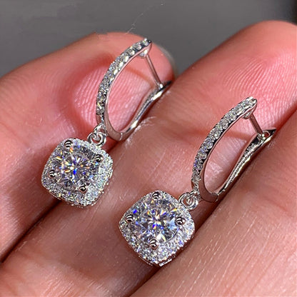 Boucles d'oreilles avec zirconia