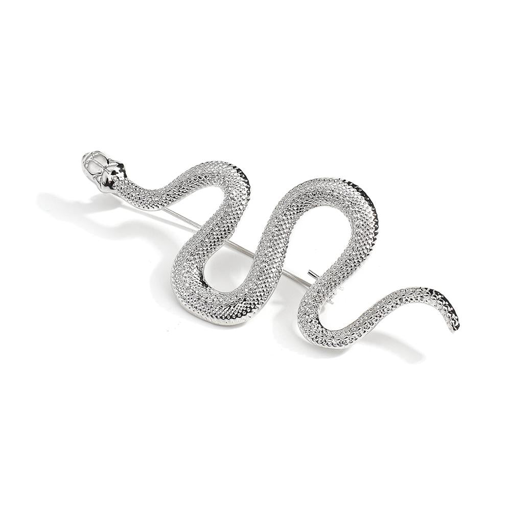 Broche avec motif de serpent