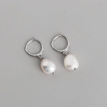 Boucles d'oreilles avec pendentifs en perles