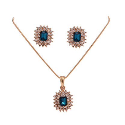 Ensemble de bijoux avec zirconia