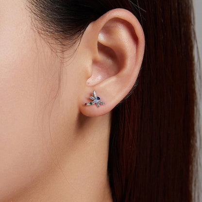 Boucles d'oreilles libellule