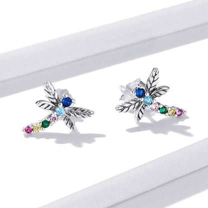 Boucles d'oreilles libellule