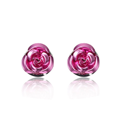 Ensemble avec motif de rose