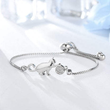 Bracelet avec motif de chat