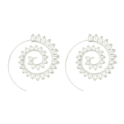 Boucles d'oreilles - spirales
