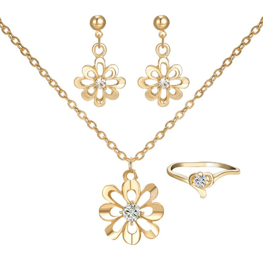 Ensemble de bijoux - marguerites