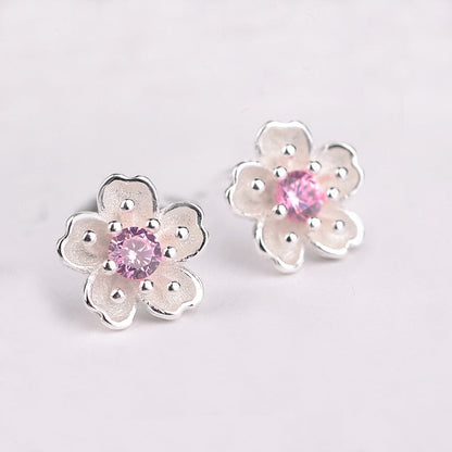 Ensemble de bijoux avec motif de fleur