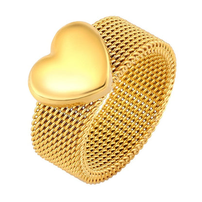 Bague avec un cœur