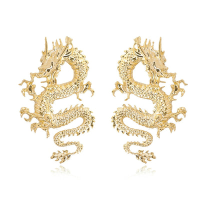 Boucles d'oreilles en forme de dragon