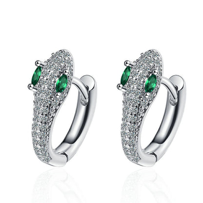 Boucles d'oreilles en argent - serpents