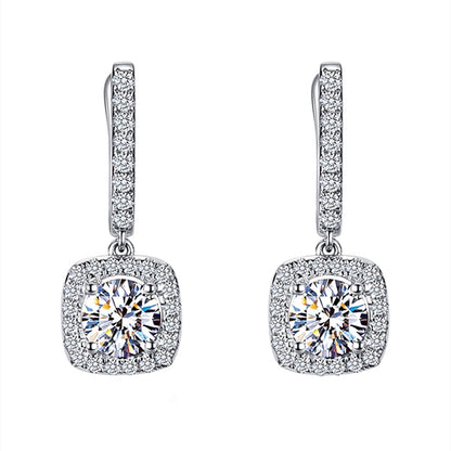 Boucles d'oreilles avec zirconia