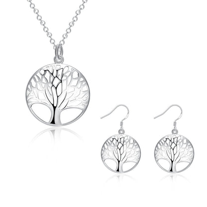 Ensemble de bijoux avec motif de l'arbre de vie