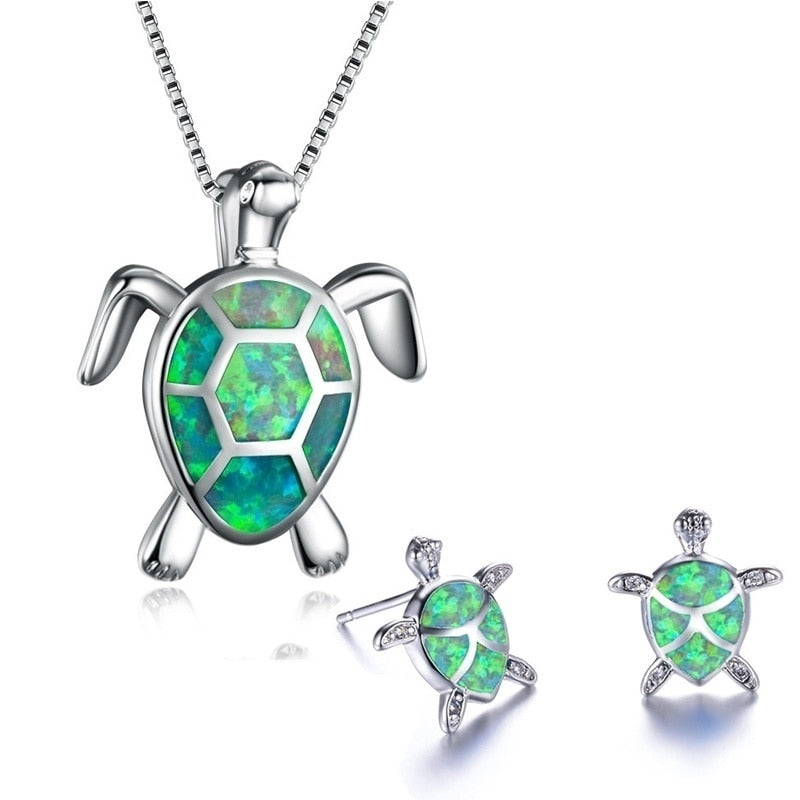 Ensemble avec motif de tortue