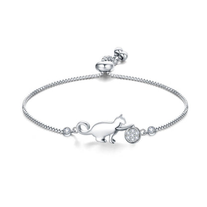 Bracelet avec motif de chat