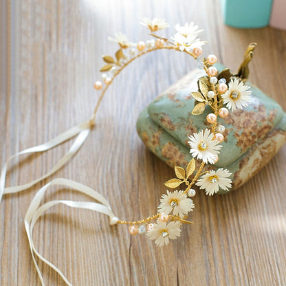 Bandeau de fleurs de marguerite