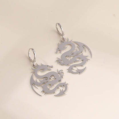 Boucles d'oreilles en forme de dragon