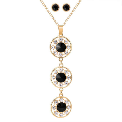 Ensemble de bijoux avec zirconia