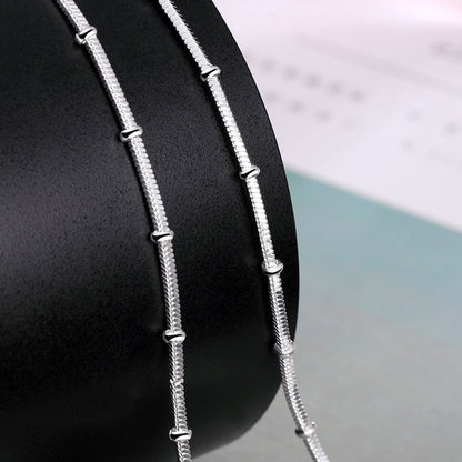 Collier classique en argent